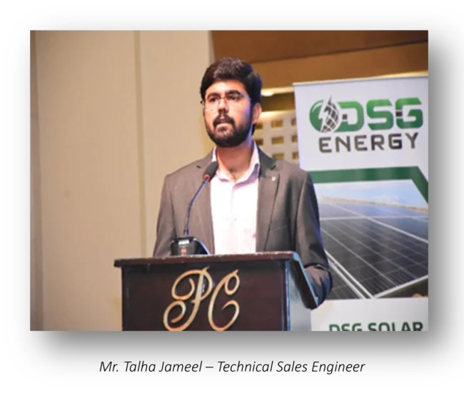 Mr. Talha Jameel, Technical Sales Engineer